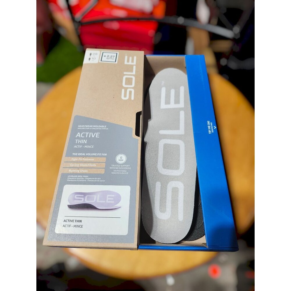 Sole Active Thin size Men 8 Women 10